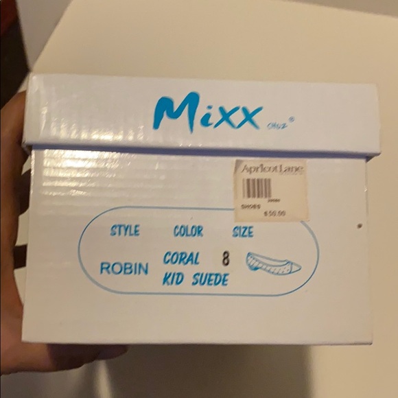 Mixx Flats w/ gold accent on toe & heel & studs 8 - Picture 5 of 6